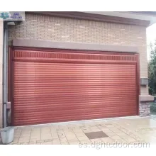 Puerta de garaje con obturador de aluminio motorizado